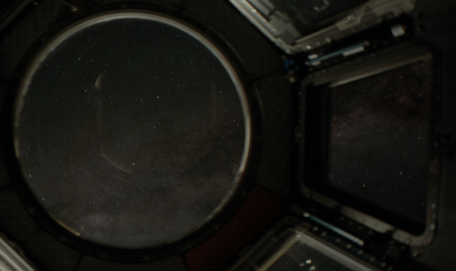 A close detail of pink Hydrogen nebula regions in the Project Hail Mary galactic shot.